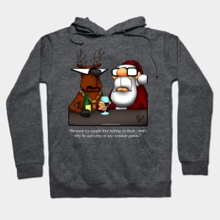 Funny Christmas Holiday Reindeer Cartoon Hoodie